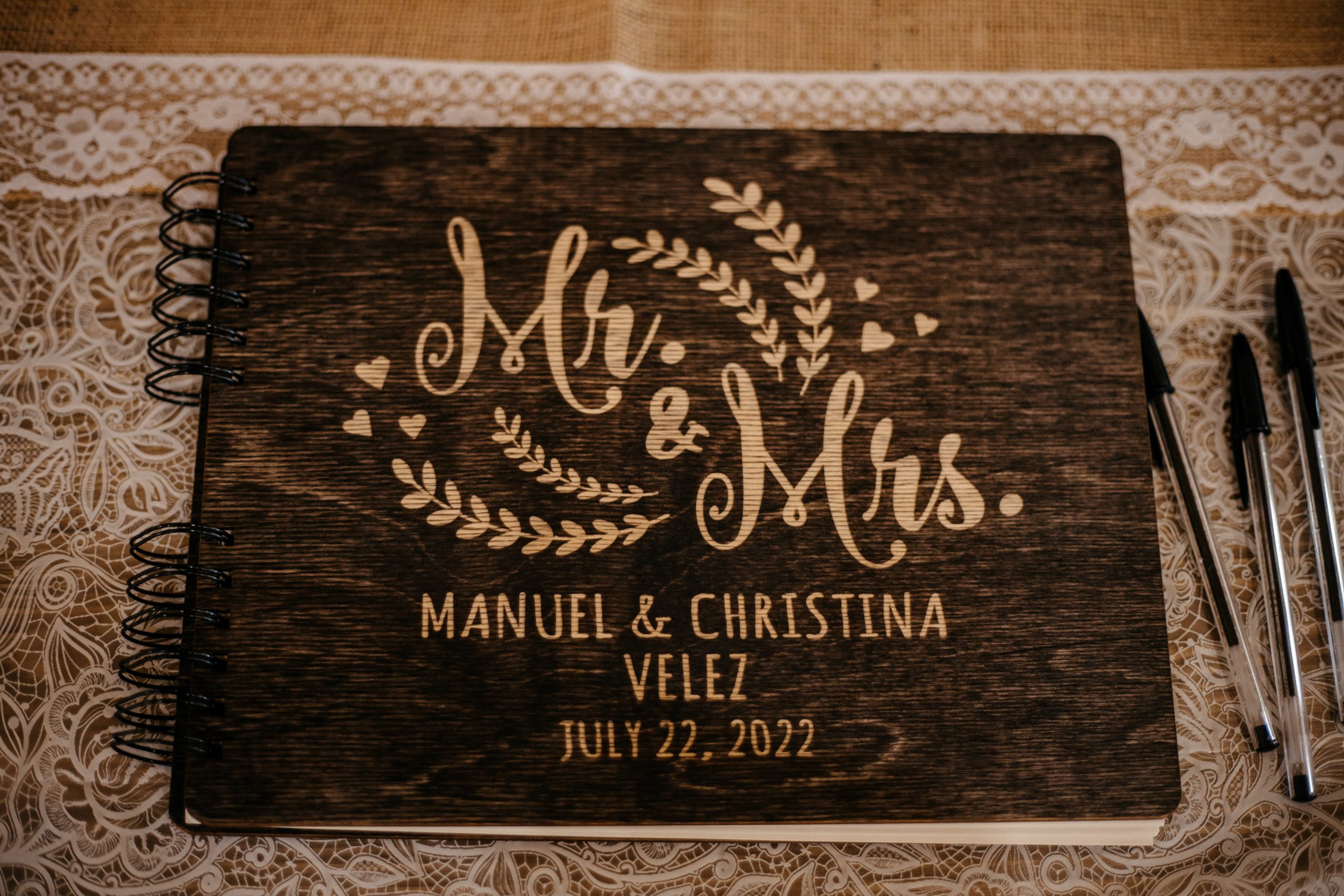Manuel and Christina's wedding guestbook